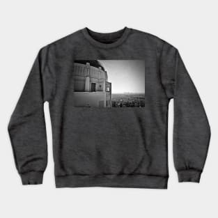 Griffith Observatory And Downtown Los Angeles Crewneck Sweatshirt